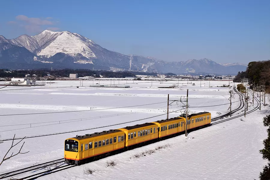 藤原岳と三岐鉄道北勢線