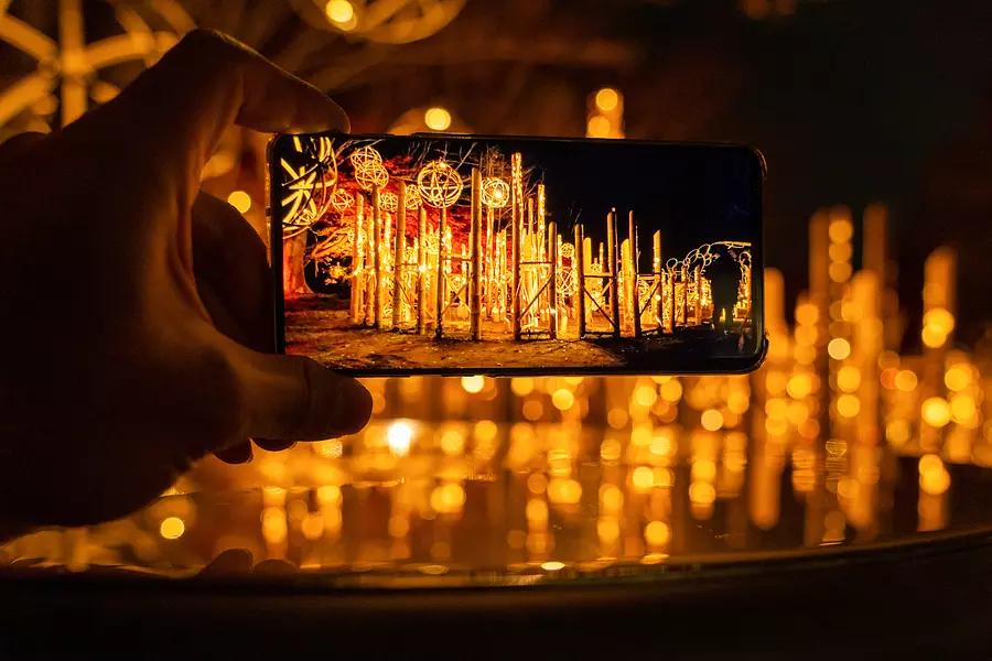 けんぶんの竹あかり