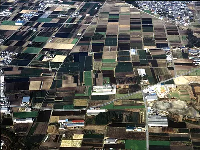 伊勢国府跡(南側からの全景)