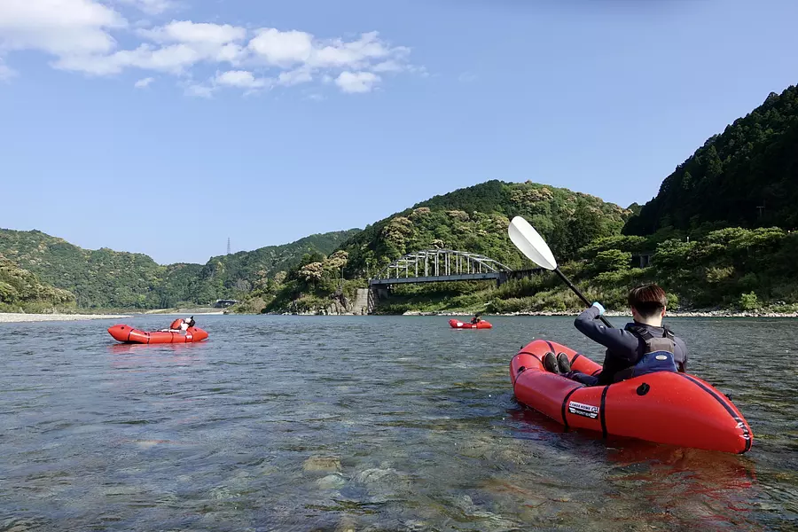 パックラフト体験「川の熊野古道」熊野川で川下り