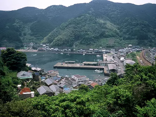 从甫母山口眺望的风景