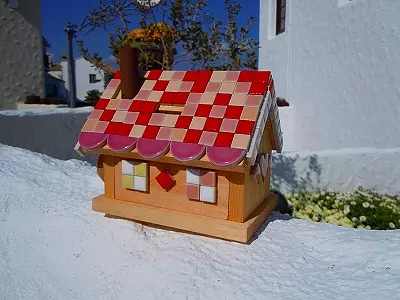 モザイク貯金箱