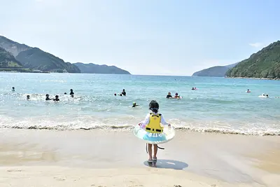 三木里ビーチの様子