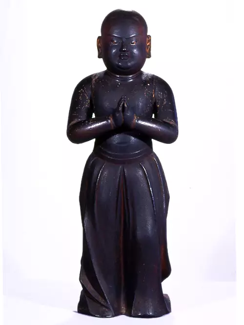 Wooden statue of Prince Shotoku