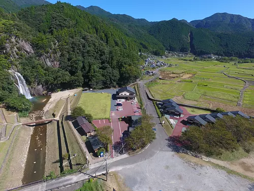 Vue panoramique du camping