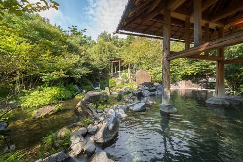 L'un des plus grands bains en plein air du Japon