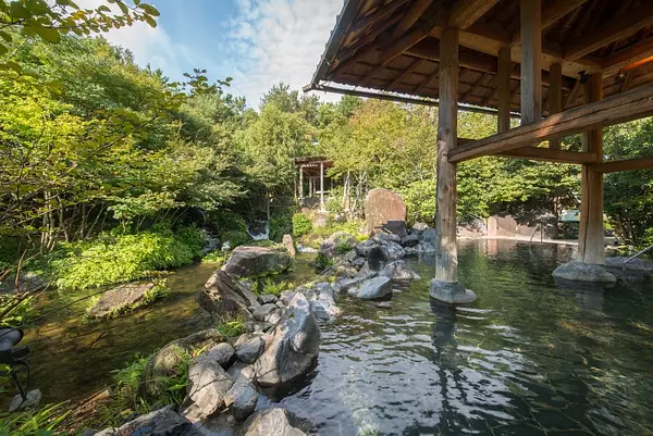 One of the largest open-air baths in Japan