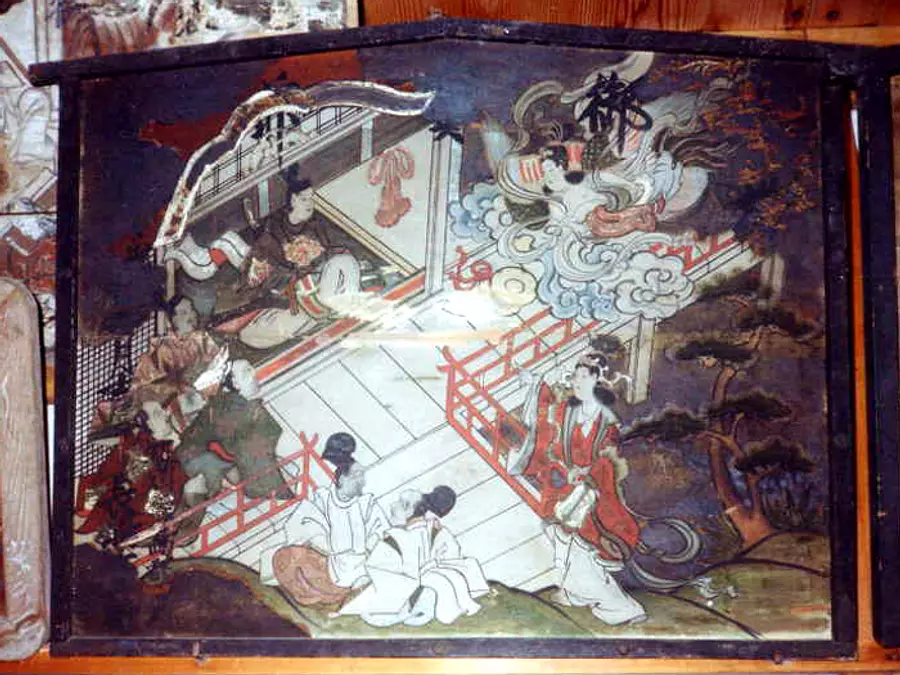 Groupe ema du sanctuaire Ejima Wakamiya Hachiman