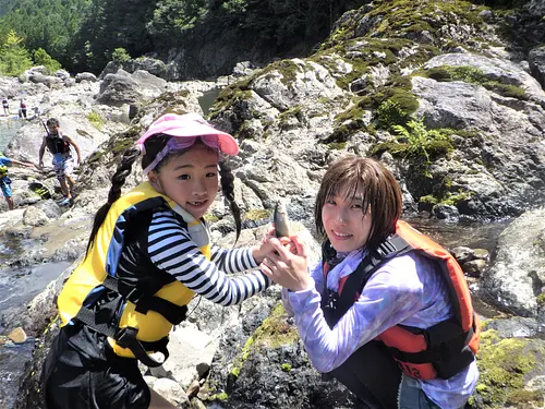 [Osugidani Nature School] Family fun in the river