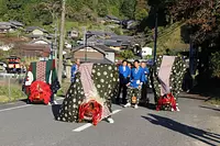 เทศกาลฤดูใบไม้ร่วงที่ศาลเจ้า ทานาโอะ（tanao）Shishi Kagura