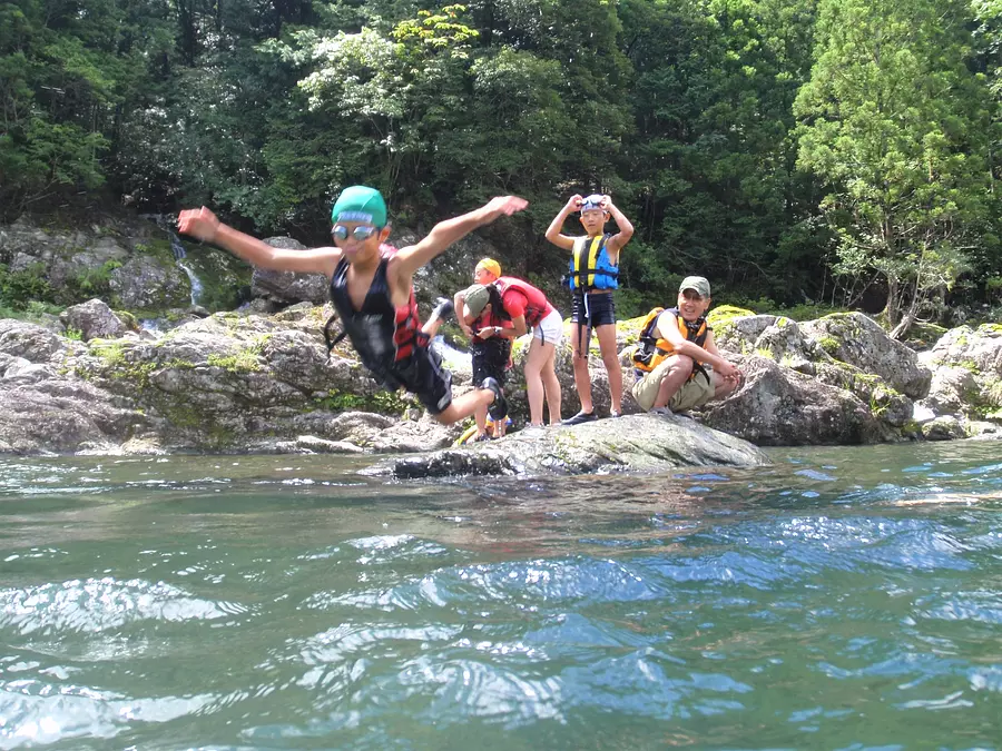 [Osugidani Nature School] Family fun in the river