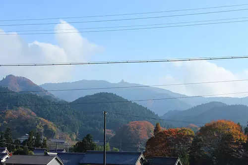 大山田地區的笠取山