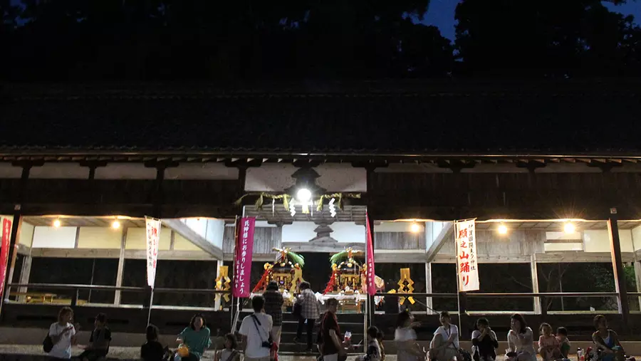 陽夫多神社　祇園祭宵宮祭