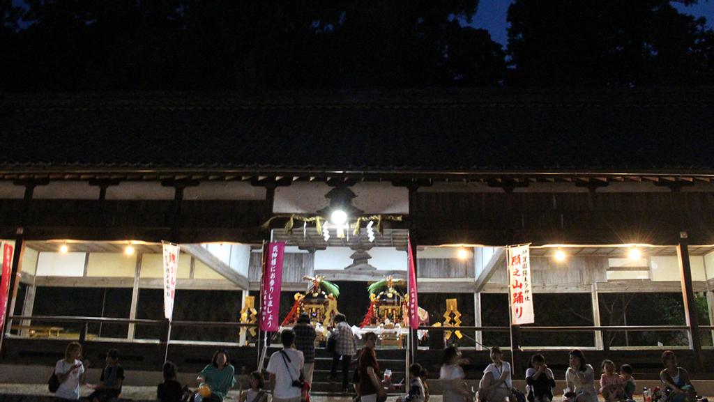 陽夫多神社 祇園祭(宵宮奉納花火大会・願之山行事)