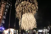 Yobuta Shrine dedication fireworks