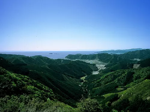 Vue depuis le col Tsuzurato