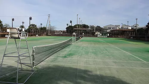 Cancha de tenis del parque deportivo Yamazaki