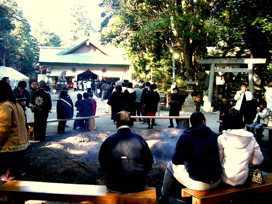 松阪神社初詣
