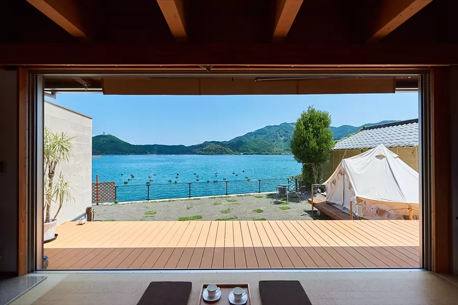 Una posada junto al mar donde puedes alquilar una casa entera, Kyuraku Tsuraku