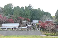 Vista panorámica del templo Jojuji en otoño
