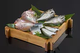 Dried fish set steamed abalone