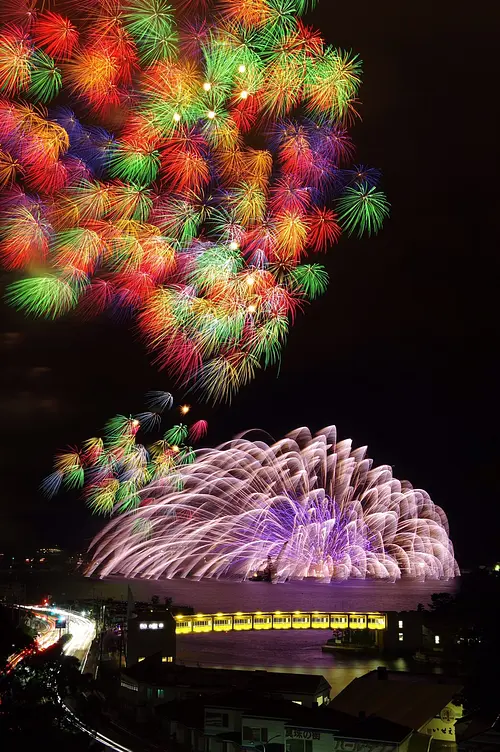 鳥羽大家祭煙花