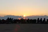 วิวพระอาทิตย์ขึ้นครั้งแรกจากหอสังเกตการณ์ ภูเขาอาซามะ（Mt.Asama）[12/31-1/1]