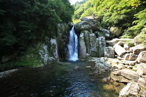 Cataratas Nunobiki ciudad de Kumano