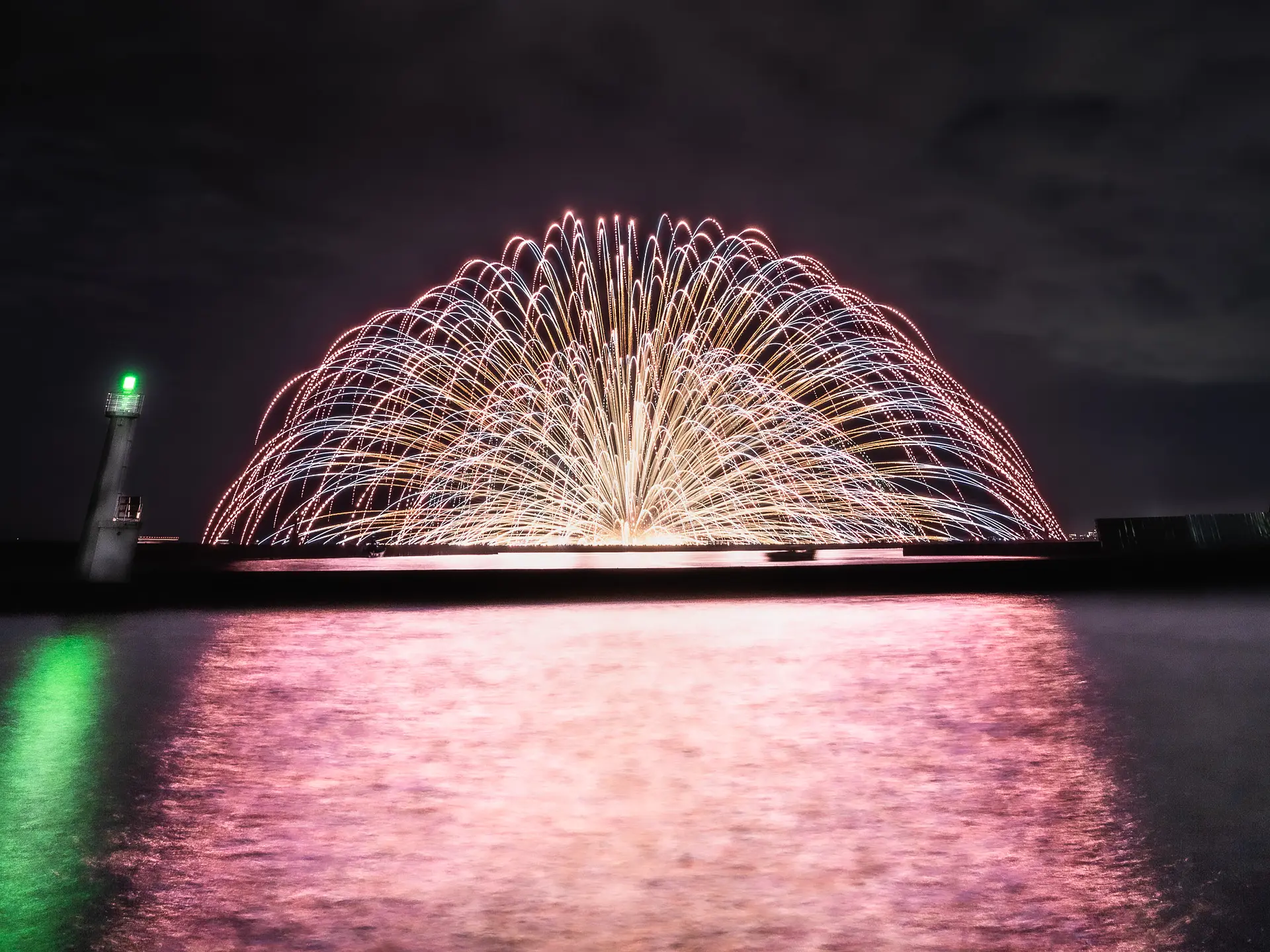 鈴鹿げんき花火「三尺玉海上自爆」2022