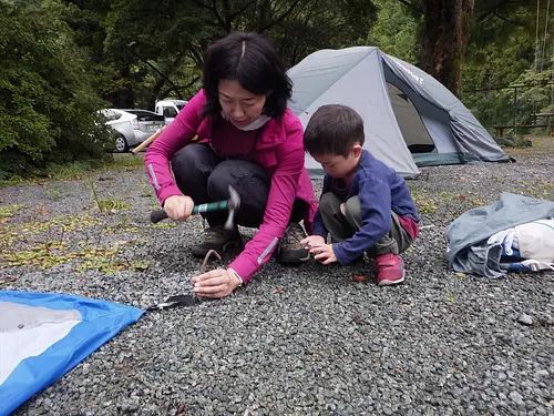 [Escuela de Naturaleza Osugitani] Camping familiar