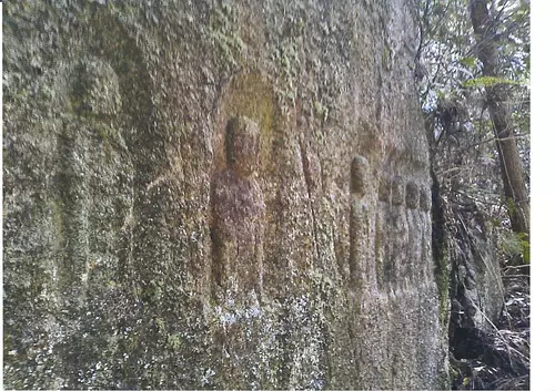 Seven Jizo statues