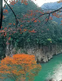 瀞峡と紅葉