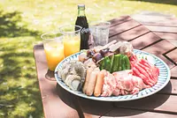 BBQランチ（無料温泉券付）