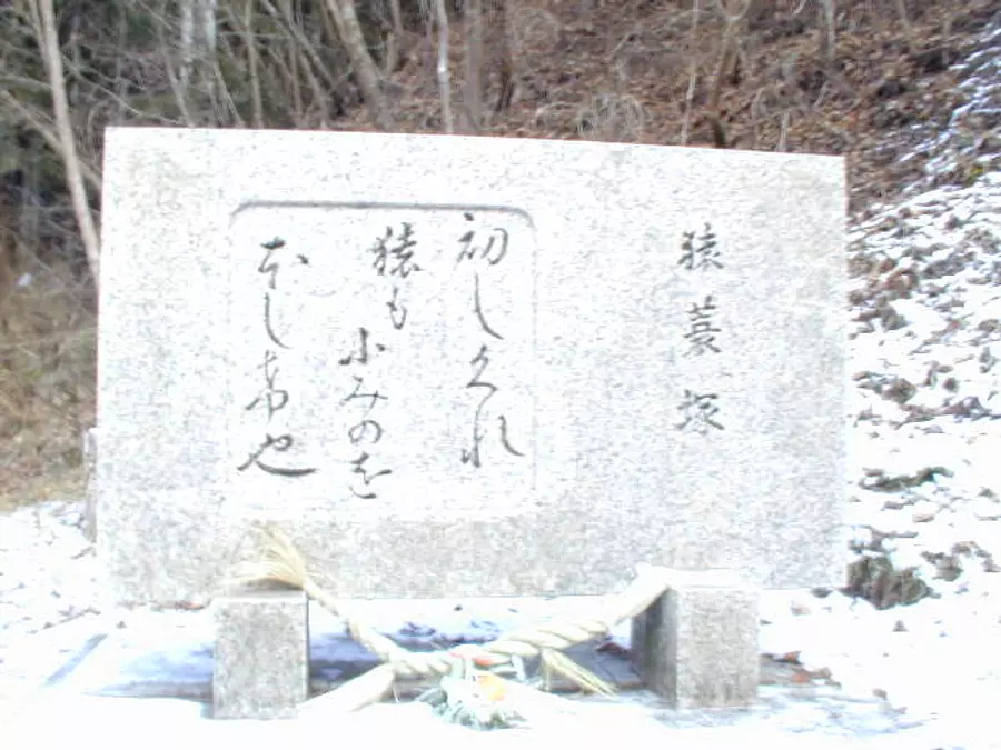 Sarumozuka (Basho haiku monument)