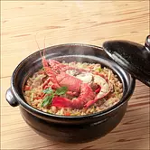Ise lobster cooked rice (Umi no Eki Kuroshio)