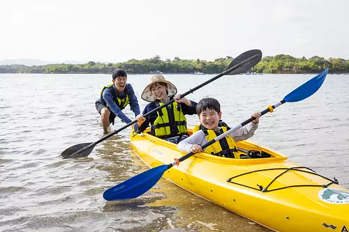 Enjoy activities at Ise-Shima&#39;s &quot;UmiHozuki&quot; and &quot;Shima Nature School&quot;! Photographer Masashi Asada&#39;s family experiences this as a parent and child! !