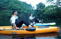 【１人用】VISONの森で楽しむ「足漕ぎ」カヤック体験