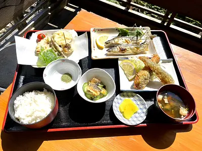 夏季限定の絶品鮎料理