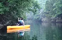 [For 1 person] “Foot rowing” kayak experience in VISON forest
