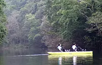 【２人用】VISONの森で楽しむ「足漕ぎ」カヤック体験