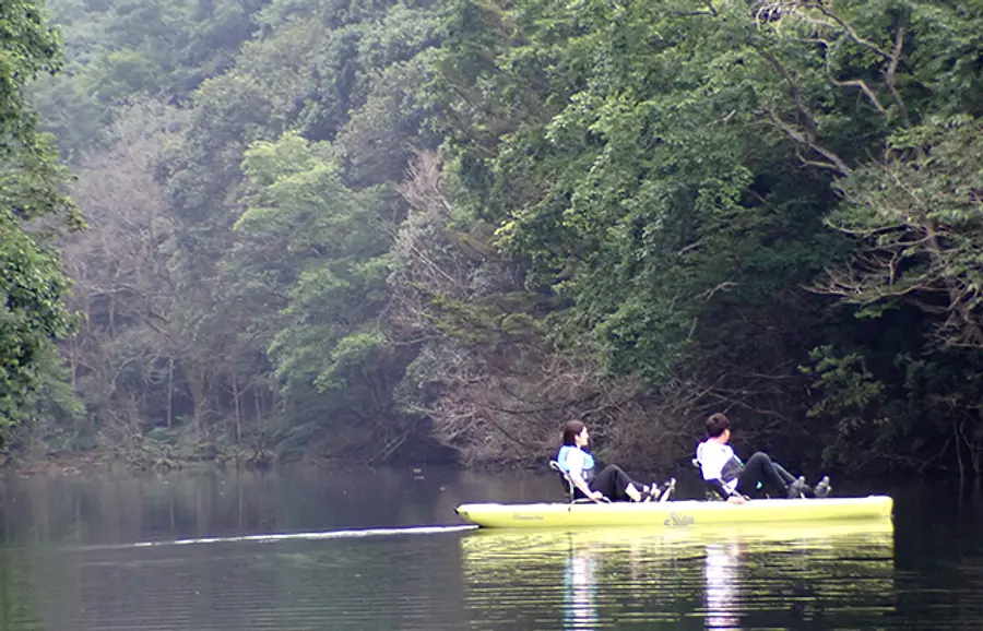 【２人用】VISONの森で楽しむ「足漕ぎ」カヤック体験