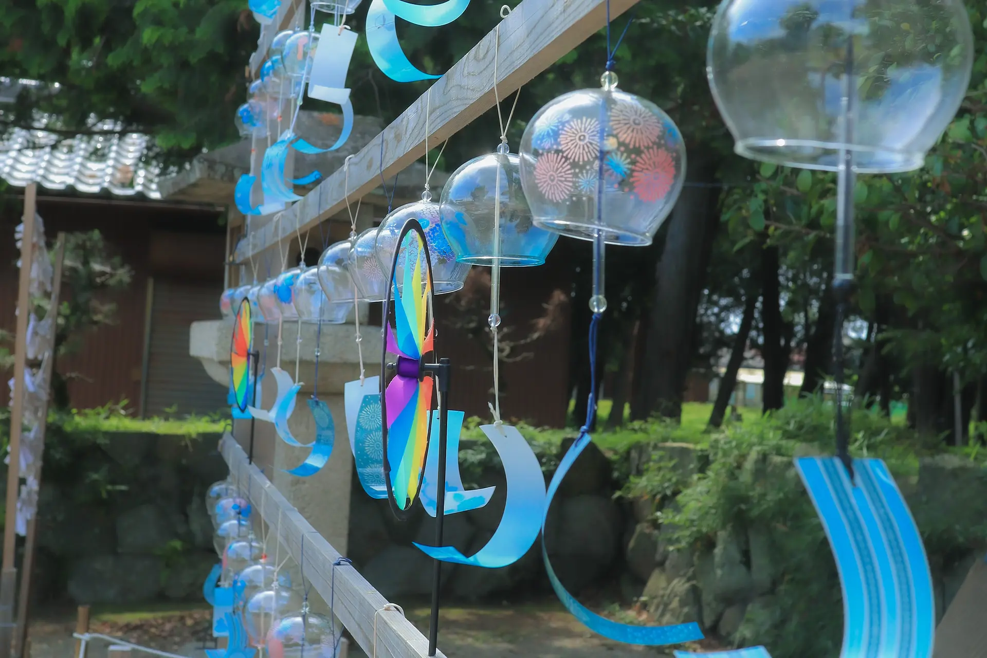 竹神社風鈴飾り6