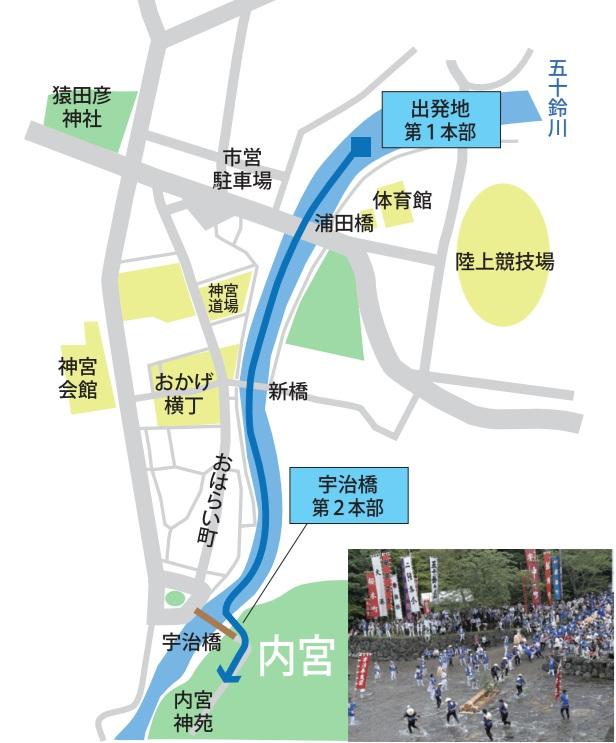 川曳コースマップ