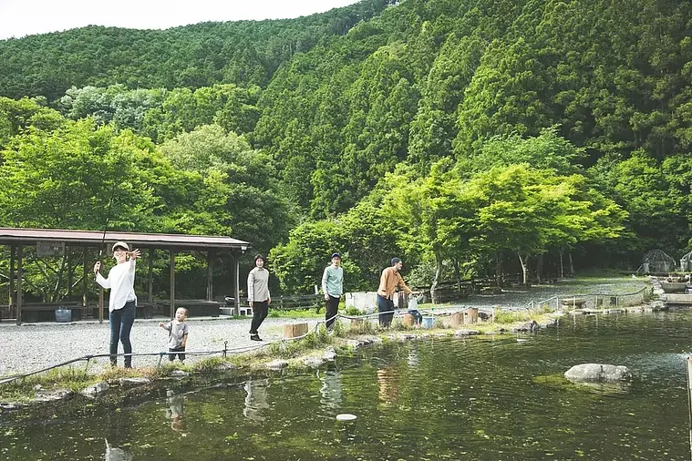 フォレストピアの釣り堀