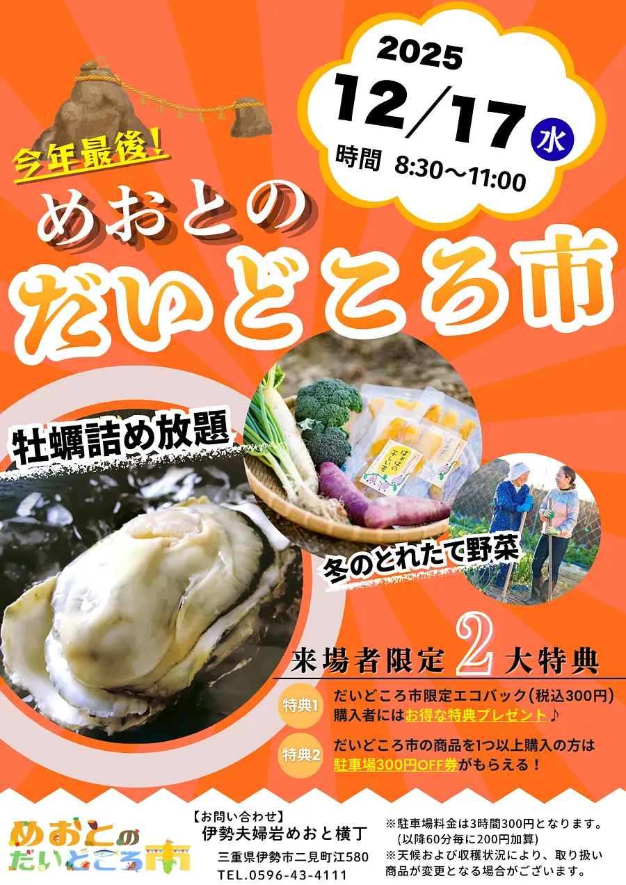 めおとのだいどころ市 チラシ