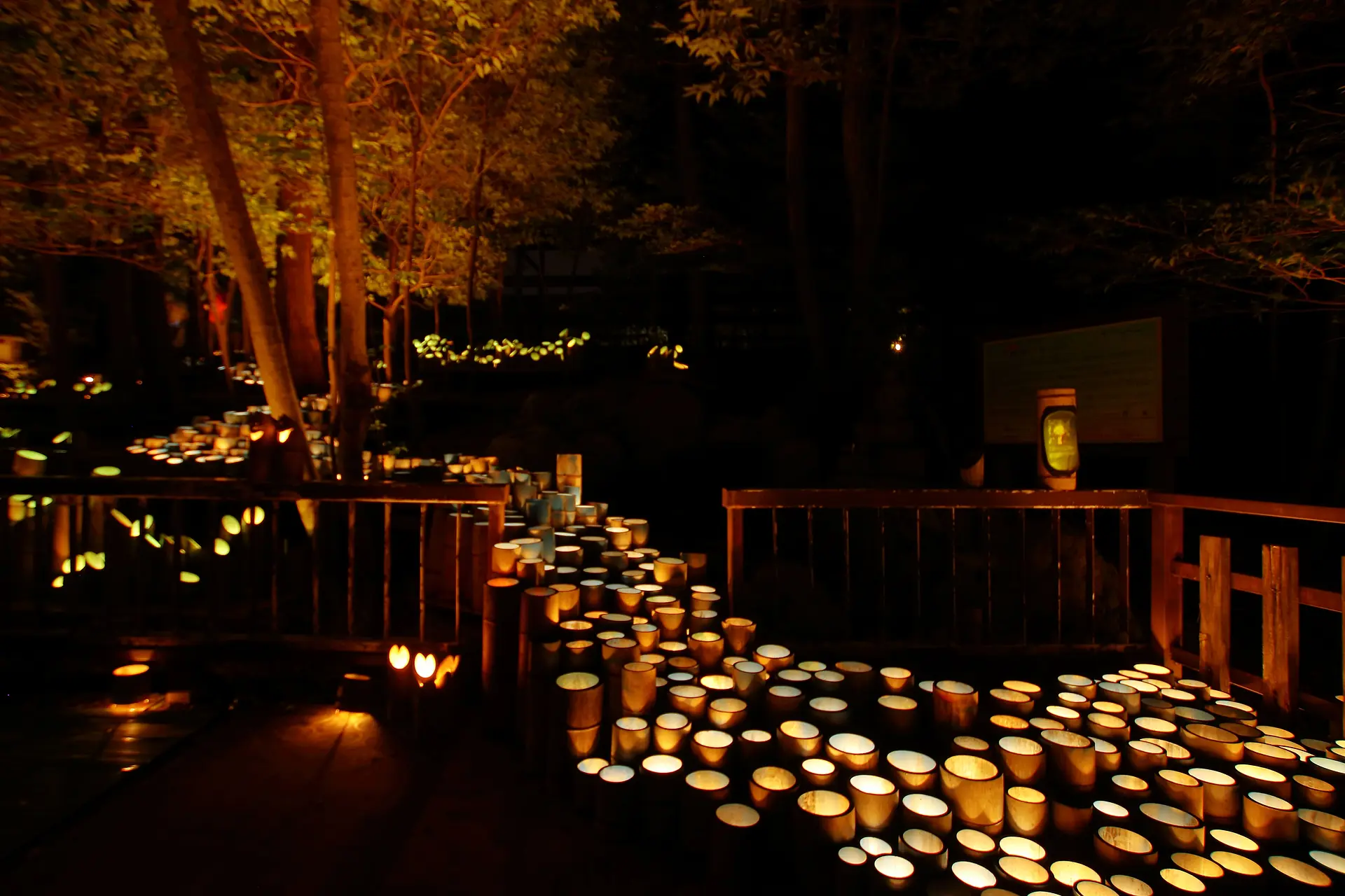 流れの向こうに