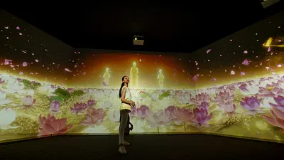 高田本山専修寺 新宝物館「燈炬殿」がオープン！360度に映し出される大迫力VRシアターも！