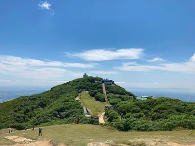 御在所岳山上の眺め