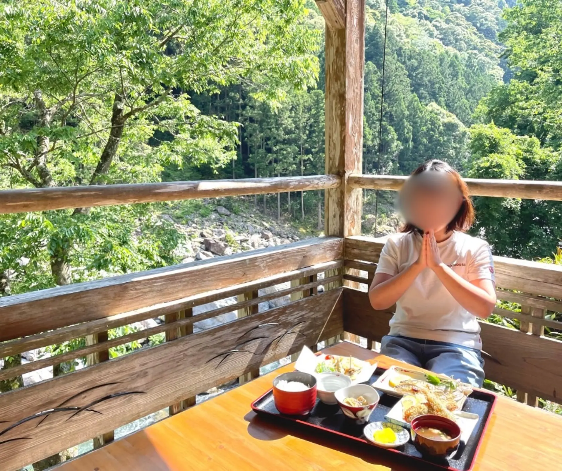 絶景と清流御膳