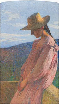 アンリ・マルタン《腰掛ける少女》　1904年以前、ランス美術館、Inv.907.19.165　©C.Devleescha